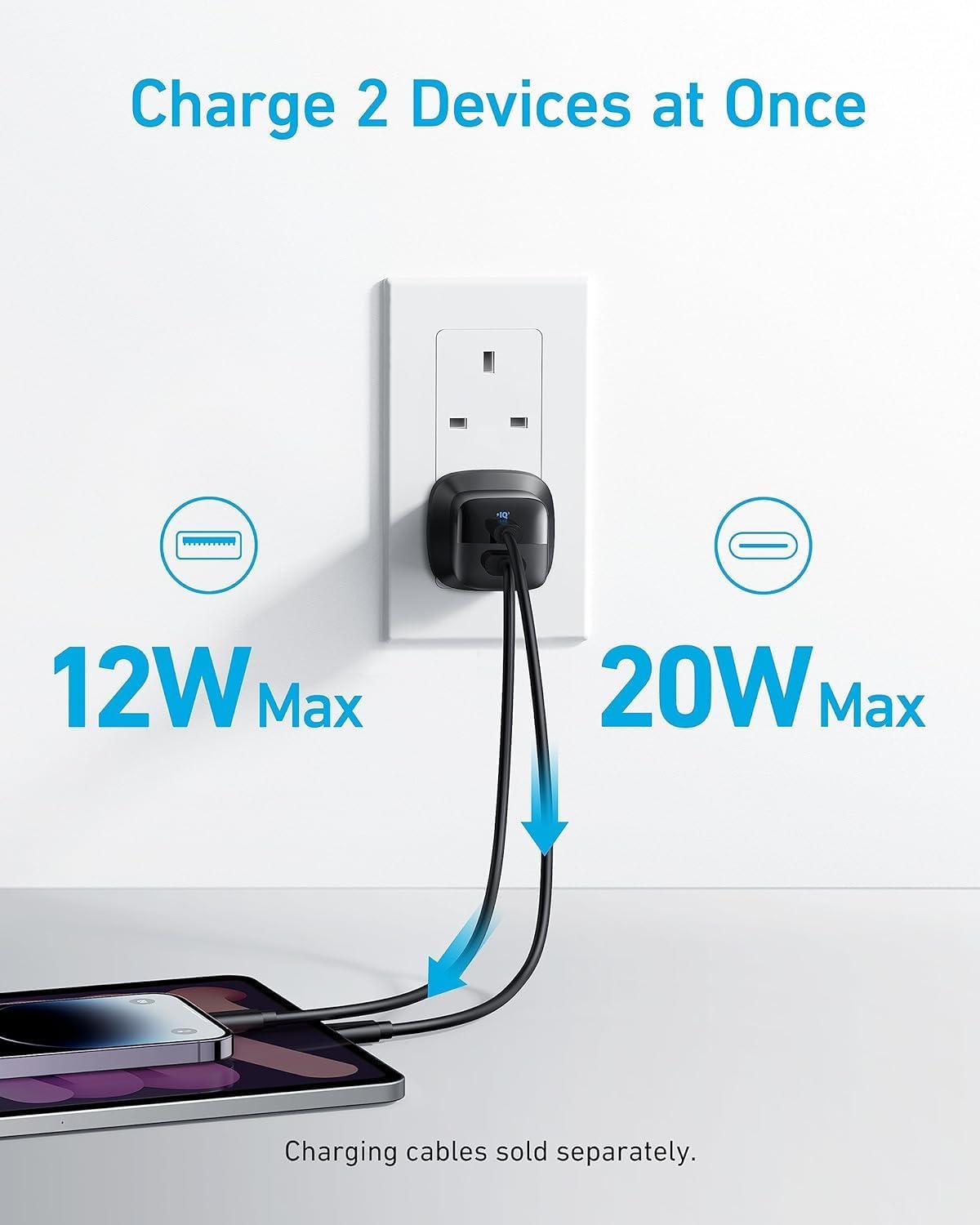 Anker 323 Charger Black 33W