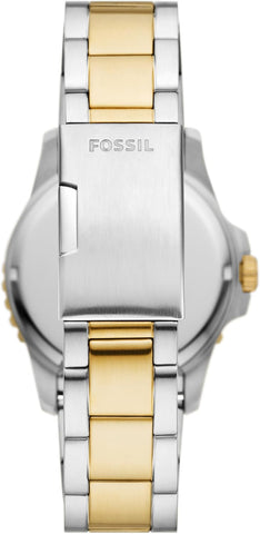 Fossil Blue Dive Three-Hand Date Two-Tone Stainless Steel Watch - FS6031