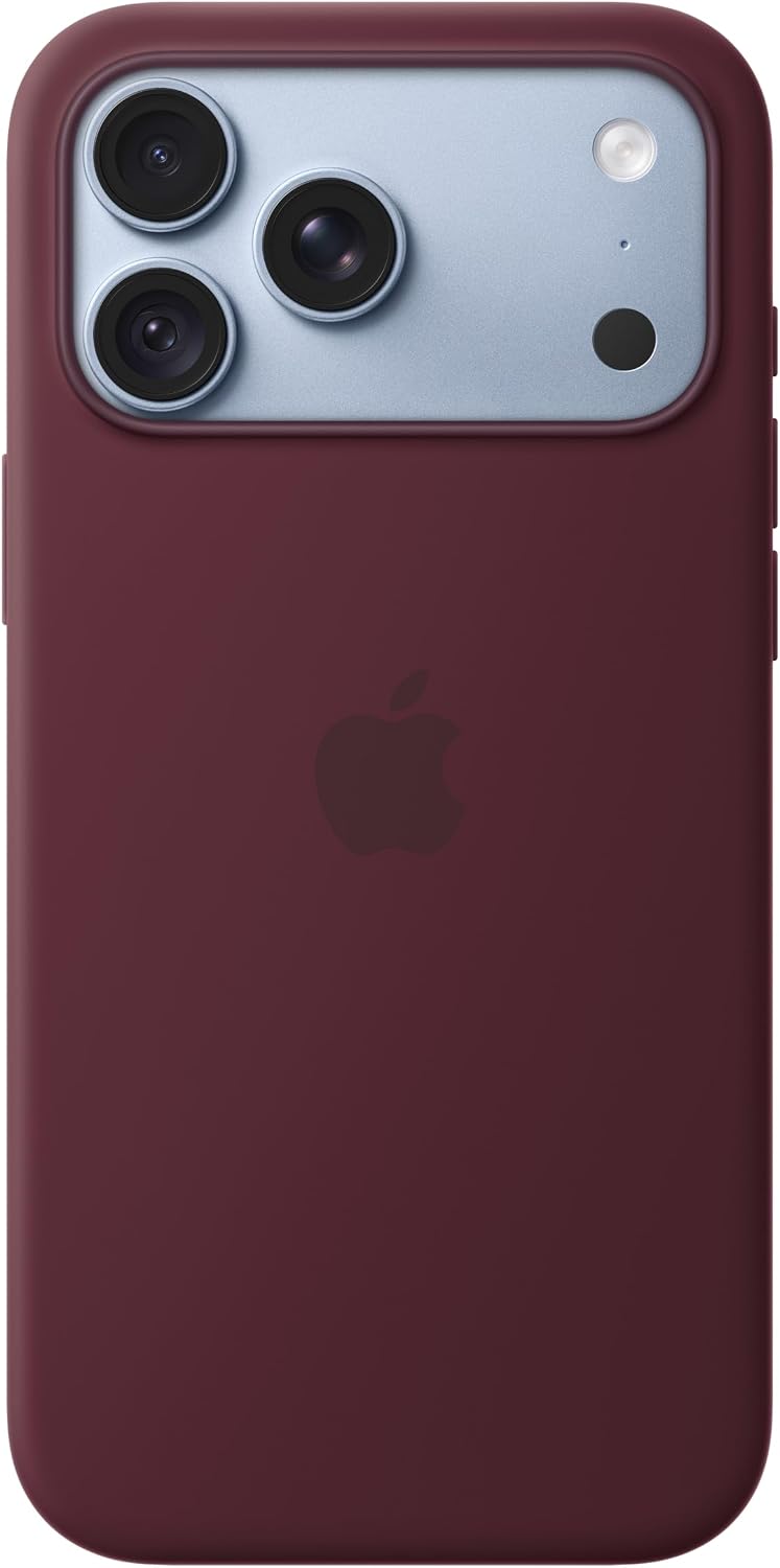 Apple iPhone 18 Pro Max Silicone Case with MagSafe – Burgundy ​​​​​​​