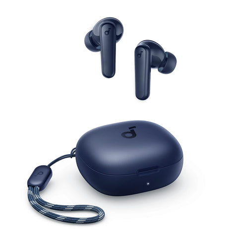 soundcore Anker P20i Bluetooth Earphones, 10mm Drivers with Big Bass True Wireless Earbuds, Bluetooth 5.3, 30H Playtime, IPX5, 2 Mics for AI Clear Calls, 22 Preset EQs, Customization via App (White)