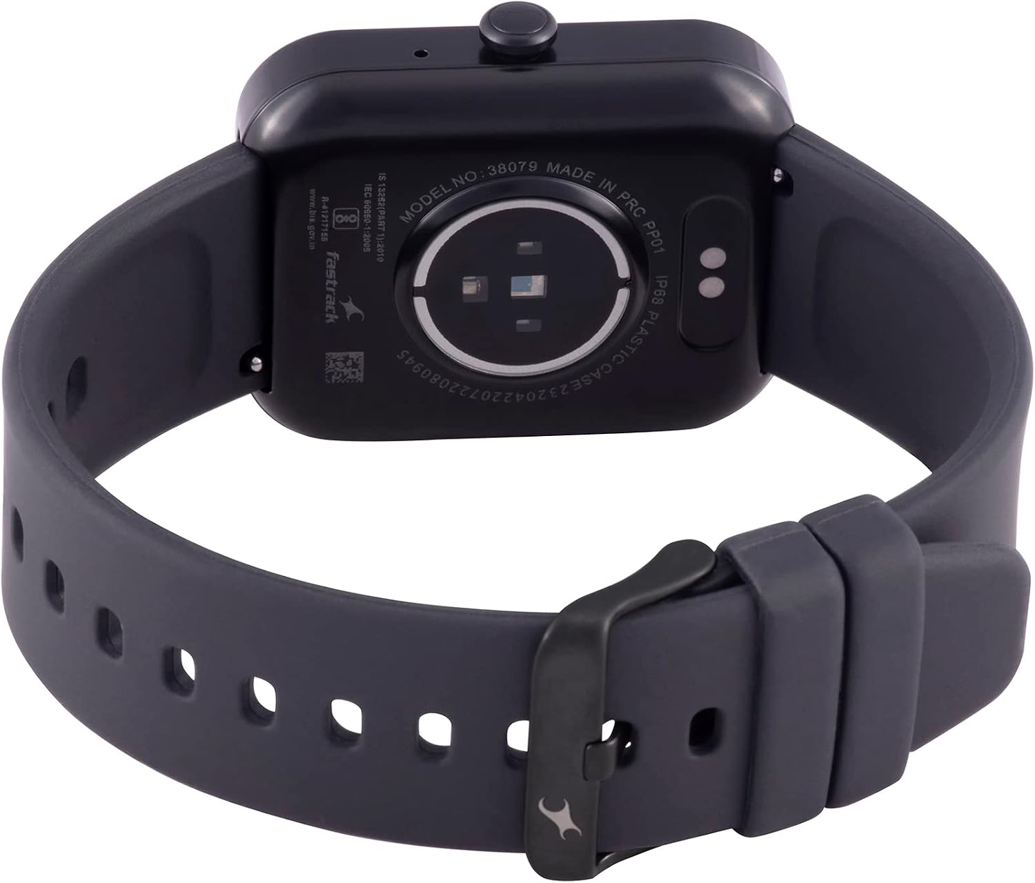 Fastrack New Reflex Hello|BT Calling|1.69” HD Display|50+ Sports Modes|100+ Watchfaces|Game|BP Monitor|24x7 HRM| SpO2|Sleep Monitor|Custom Watchface|5 Day* Battery|Camera & Music Control|IP68|Black