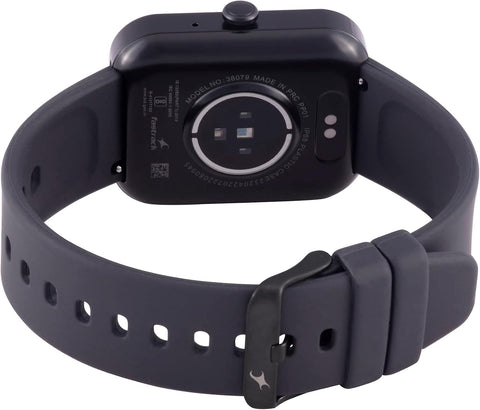 Fastrack New Reflex Hello|BT Calling|1.69” HD Display|50+ Sports Modes|100+ Watchfaces|Game|BP Monitor|24x7 HRM| SpO2|Sleep Monitor|Custom Watchface|5 Day* Battery|Camera & Music Control|IP68|Black