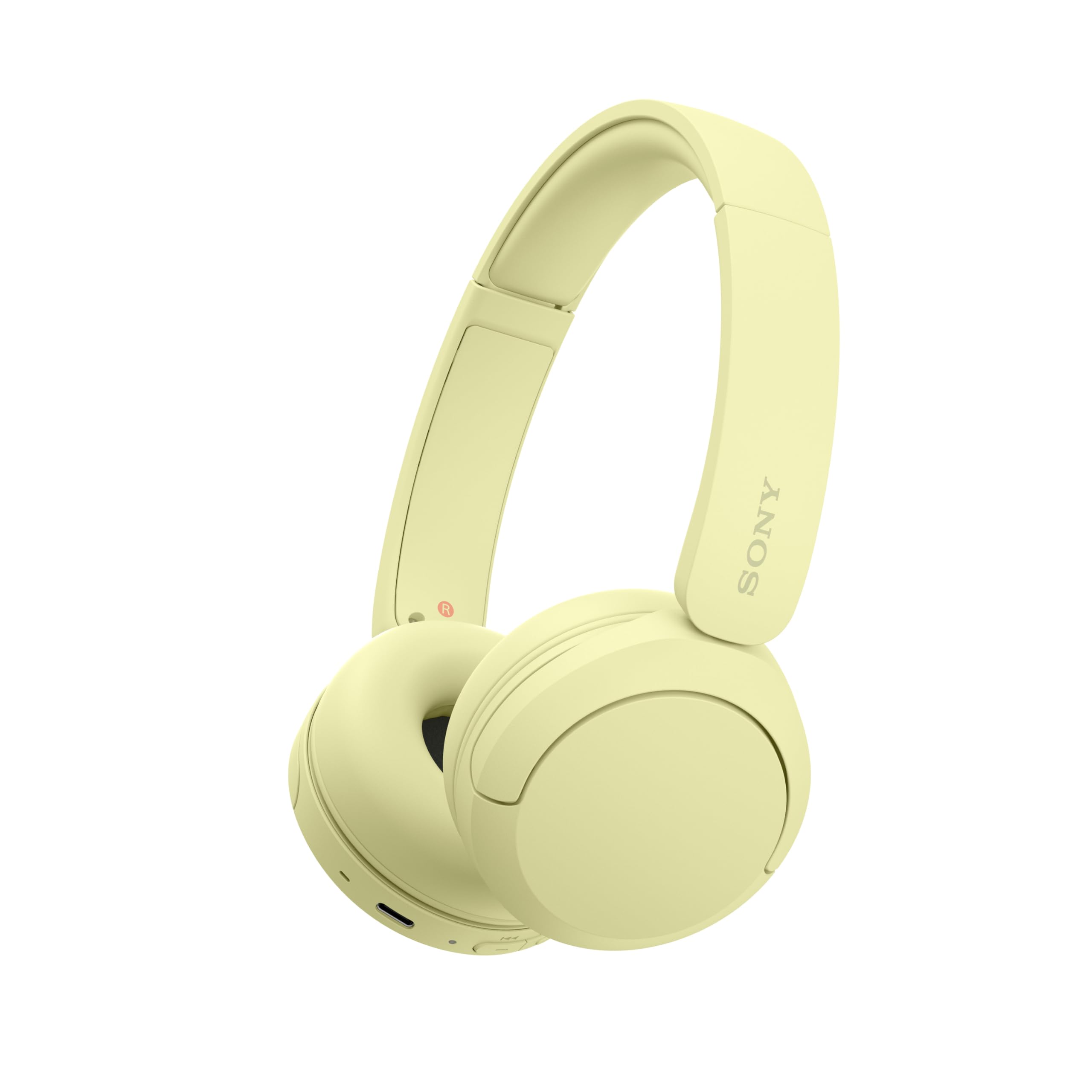Sony WH-CH520 Wireless Headphones, 50 hours battery life, Clearer hands-free calling, Multipoint Connection, On-ear style, Cream, UAE Version - 1-Year warranty