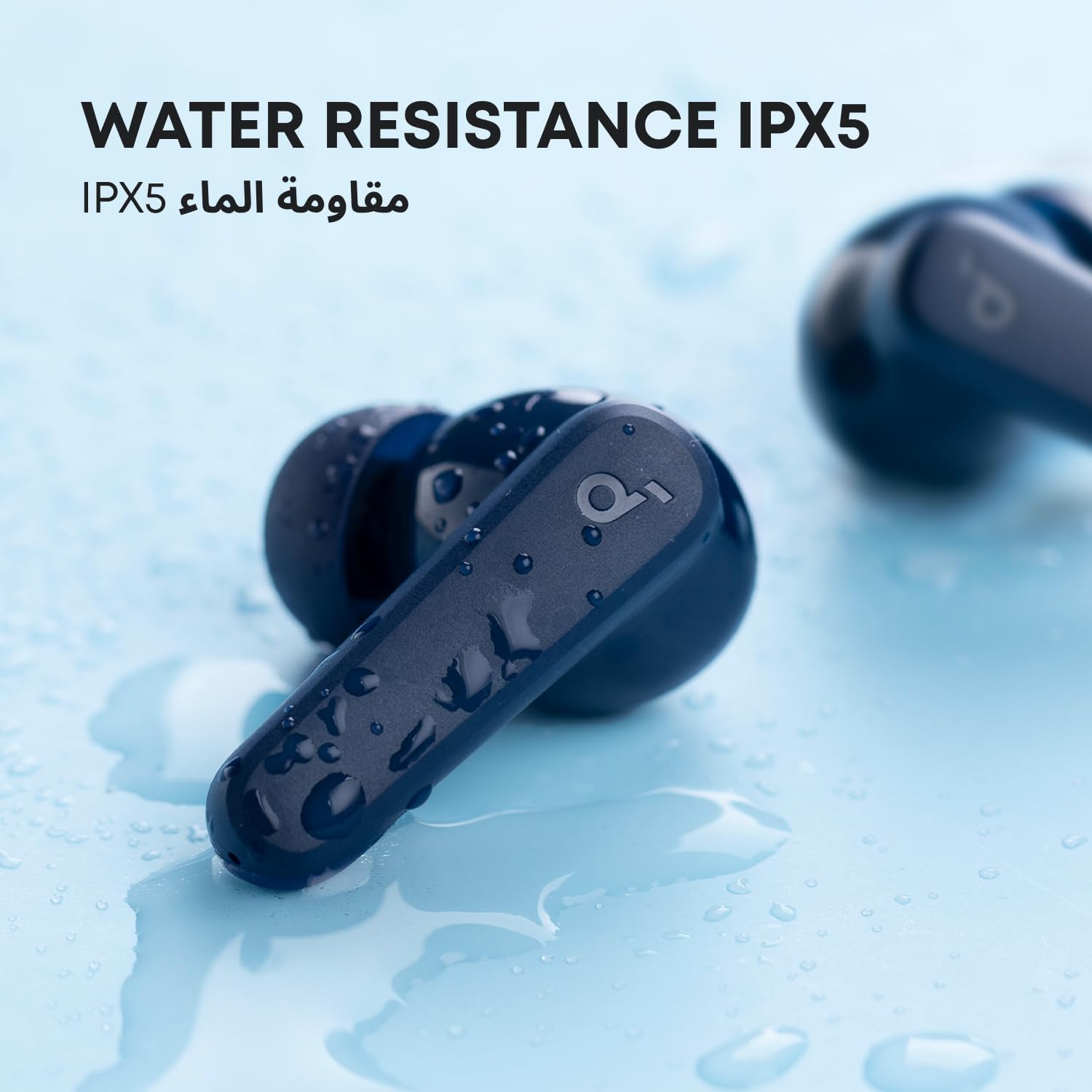 soundcore Anker P20i Bluetooth Earphones, 10mm Drivers with Big Bass True Wireless Earbuds, Bluetooth 5.3, 30H Playtime, IPX5, 2 Mics for AI Clear Calls, 22 Preset EQs, Customization via App (Blue)