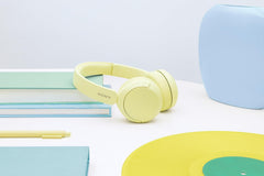 Sony WH-CH520 Wireless Headphones, Light Comfortable, on-Ear Style, Clear Voice Calls, 50 Hours Battery Life, Quick Charge, Multipoint, Yellow