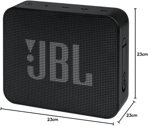 JBL Go Essential Portable Waterproof Speaker, Original JBL Pro Sound, Big Audio and Rich Bass, IPX7 Waterproof, Wireless Streaming, 5 Hours of Battery - Red, JBLGOESRED, Bluetooth