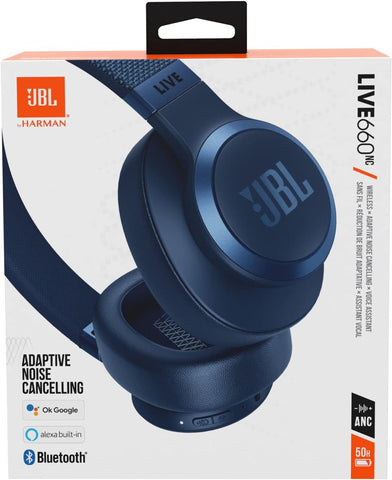 JBL LIVE 670NC Wireless On-Ear Headphones with True Adaptive Noise Cancelling