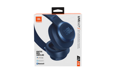 JBL LIVE 670NC Wireless On-Ear Headphones with True Adaptive Noise Cancelling