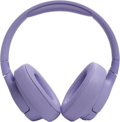 JBL Tune 720BT Wireless Over-Ear Headphones, Pure Bass Sound, Bluetooth 5.3, 76H Battery, Hands-Free Call, Multi-Point Connection, Foldable, Detachable Audio Cable - Blue, JBLT720BTBLU, Standard