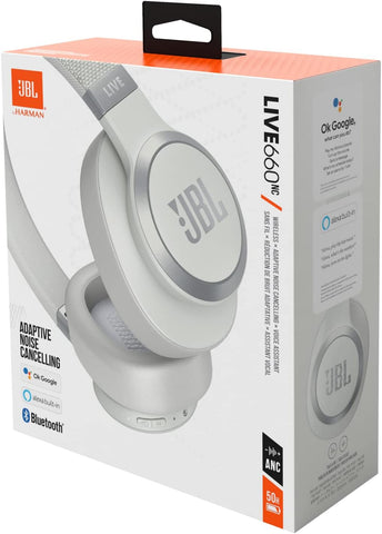 JBL LIVE 670NC Wireless On-Ear Headphones with True Adaptive Noise Cancelling