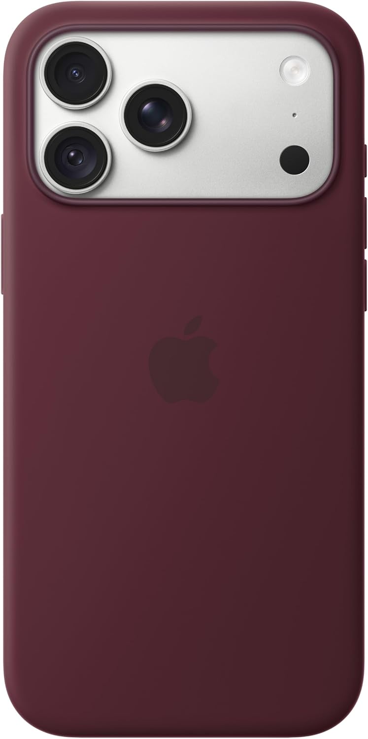 Apple iPhone 18 Pro Max Silicone Case with MagSafe – Burgundy ​​​​​​​