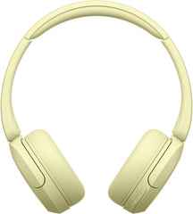 Sony WH-CH520 Wireless Headphones, Light Comfortable, on-Ear Style, Clear Voice Calls, 50 Hours Battery Life, Quick Charge, Multipoint, Yellow