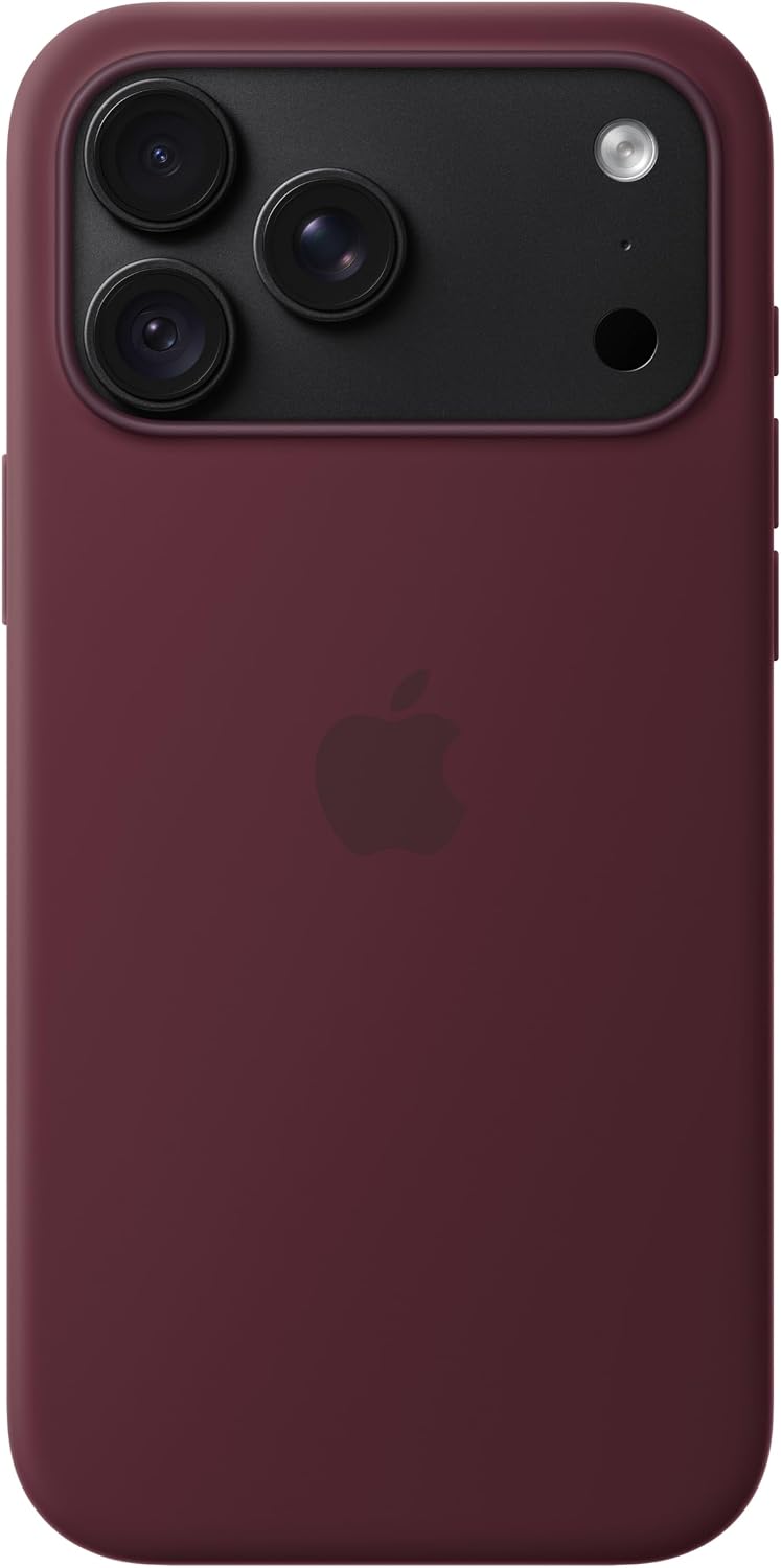 Apple iPhone 18 Pro Max Silicone Case with MagSafe – Burgundy ​​​​​​​