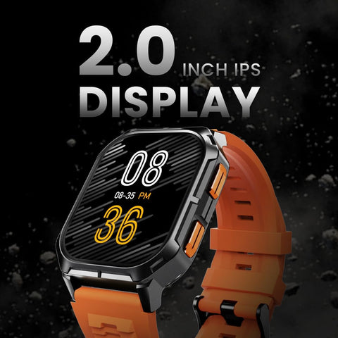 Hifuture ULTRA3 IPS Display 2.0" Bluetooth Calling Smartwatch - Orange