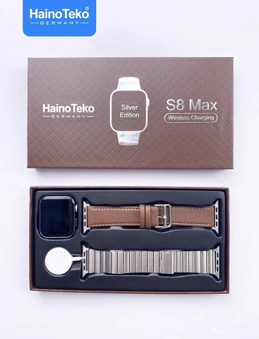 Generic Haino Teko Germany S8-Max Smart Watch Sliver Edition with Wireless Charging