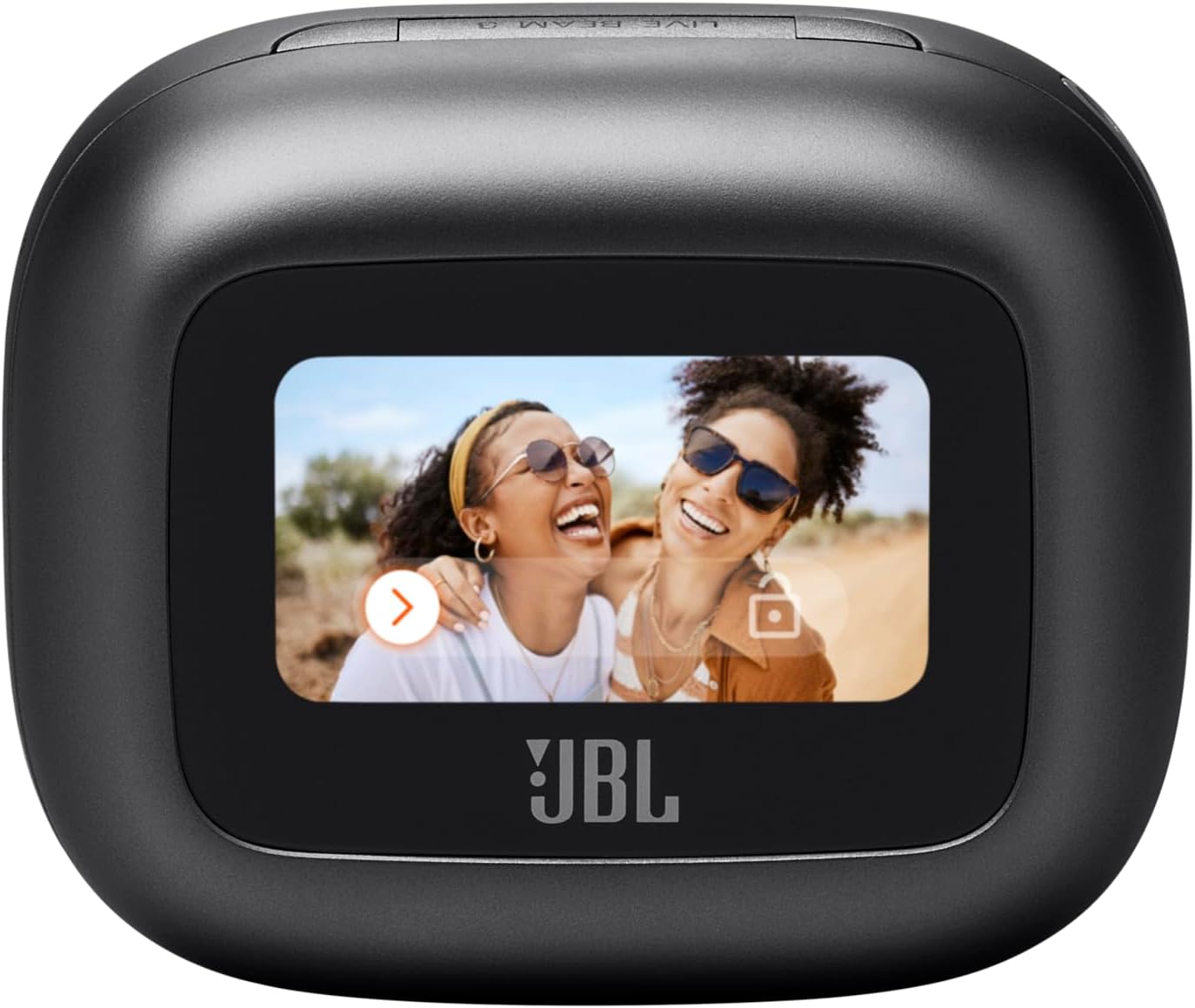 JBL Live Beam 3 True wireless noise-cancelling earbuds with stick-closed design and Smart Charging Case, JBLLIVEBEAM3BLK, Black