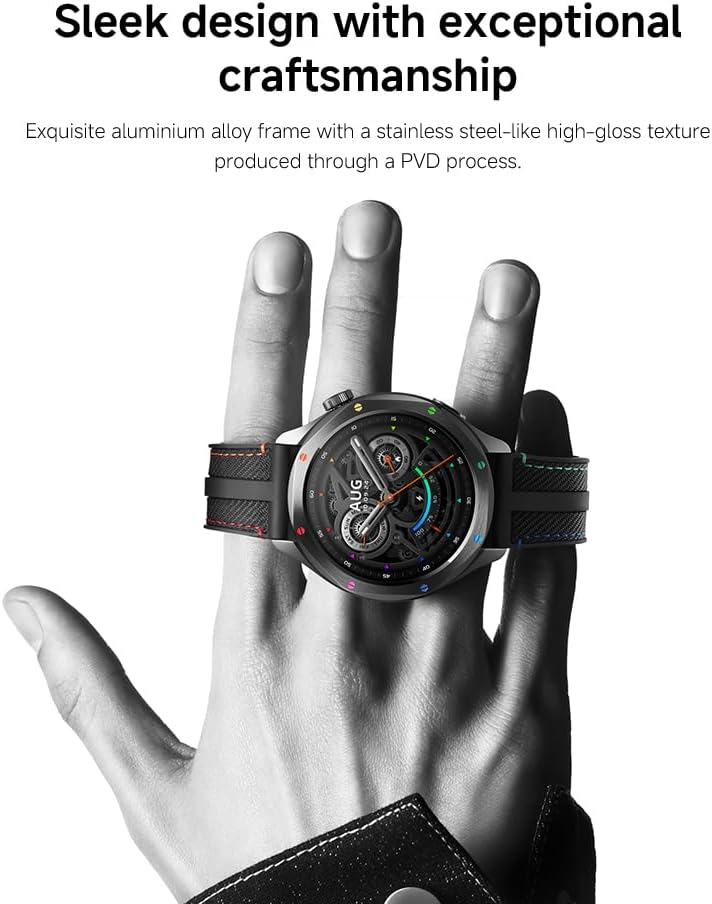 Xiaomi Watch S4 Rainbow |Smartwatch| 1.43" AMOLED display, Long battery life, Bluetooth calling, Noise reduction, Advanced health detection, 15 days battery life