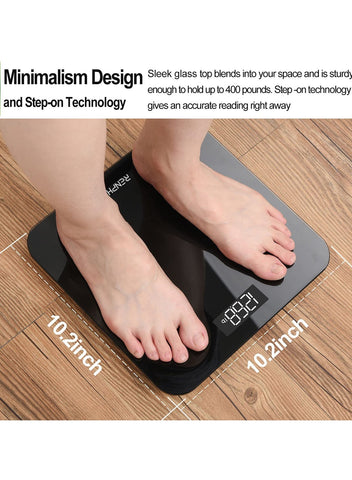 RENPHO RENPHO Digital Bathroom Scales for Body Weight-BG260R-BK-N | Best Price UAE | Dubai, Abu Dhabi