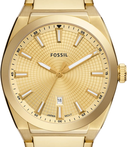 Fossil Everett Men's Watch with Stainless Steel or Leather Band