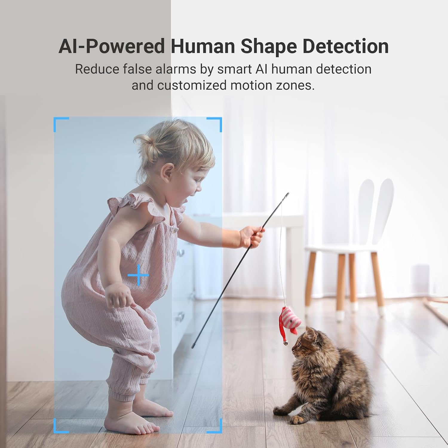 EZVIZ 2K 4G Wireless Indoor Camera + External Battery, AOV Mode, Person Detection, SD Card up to 512GB (Not Included), Time-Lapse Video, Two-Way Audio, Compact Design, CB2 Kit Black