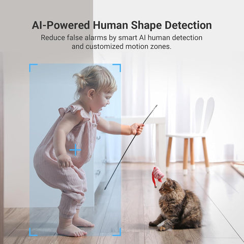 EZVIZ 2K 4G Wireless Indoor Camera + External Battery, AOV Mode, Person Detection, SD Card up to 512GB (Not Included), Time-Lapse Video, Two-Way Audio, Compact Design, CB2 Kit Black
