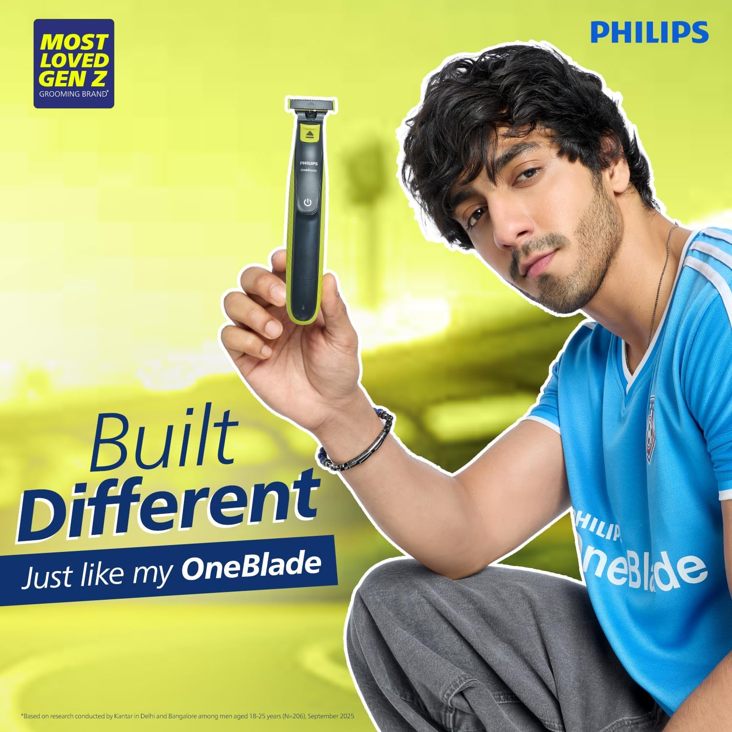 Philips OneBlade Turbo2X QP2724/10 Hybrid Trim, Edge, Dual Protech Tech Shaving Suitable for all skin types and hair thickness
