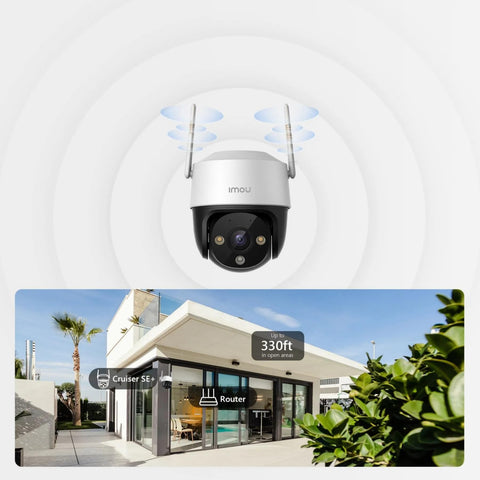 Imou Cruiser SE+ 3K Camera, Outdoor Security Camera for Home, WiFi CCTV Camera for Home, Surveilliance Camera with 360° Coverage, Human/Motion Detection, Smart Night Vision, IP66, Two-Way Talk, Alexa