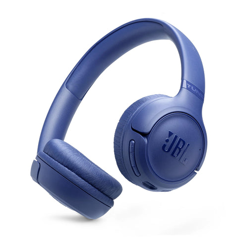 JBL Tune 520BT Wireless On-Ear Headphones, Pure Bass Sound, 57H Battery with Speed Charge, Hands-Free Call + Voice Aware, Multi-Point Connection, Lightweight and Foldable - Black, JBLT520BTBLKEU