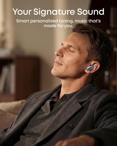 soundcore Liberty 5 Pro by Anker, Guinness World Records-Certified Call Quality, ANKER Thus™ AI Chip, Active Noise Cancelling Wireless Earbuds, Crystal-Clear Calls for Noisy Environments