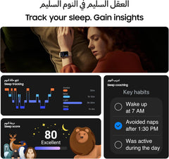 Samsung Galaxy Fit3 Smartwatch, Exercise and Sleep Tracking, Fall Detection, Bluetooth, 40mm, Gray