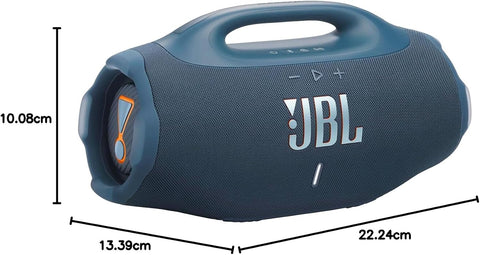 JBL Boombox 4 – Most Powerful Portable Waterproof Speaker with Massive JBL Pro Sound, AI Sound Boost, Up to 34 Hours Playtime, IP68 Waterproof & Dustproof, Auracast™ Multi-Speaker Connection, Blue