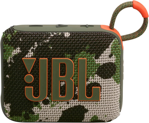 JBL GO 4 – Ultra-Portable Bluetooth Speaker with AURACAST, Powerful Sound, 7H Playtime & Sleek Design, JBLGO4SQUAD, Squad