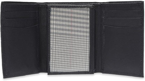 Tri-Fold Organised Wallet Flat Nappa Genuine and Smooth Leather Upper IM2021XDA0006-400-Navy Blue
