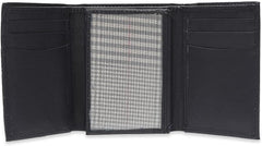 Tri-Fold Organised Wallet Flat Nappa Genuine and Smooth Leather Upper IM2021XDA0006-400-Navy Blue