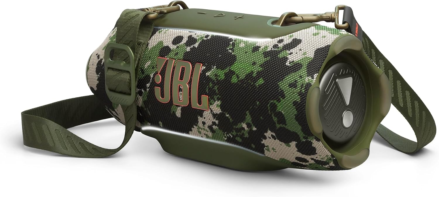 JBL Xtreme 5 Portable Bluetooth Speaker with AI Sound Boost, 28 Hours Playtime, IP68 Waterproof & Dustproof, Ambient Lighting, Built-in Powerbank, Auracast Multi-Speaker Pairing, USB-C Lossless Audio