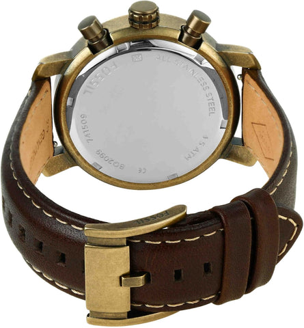 Fossil Rhett Chronograph Brown Leather Watch BQ2099