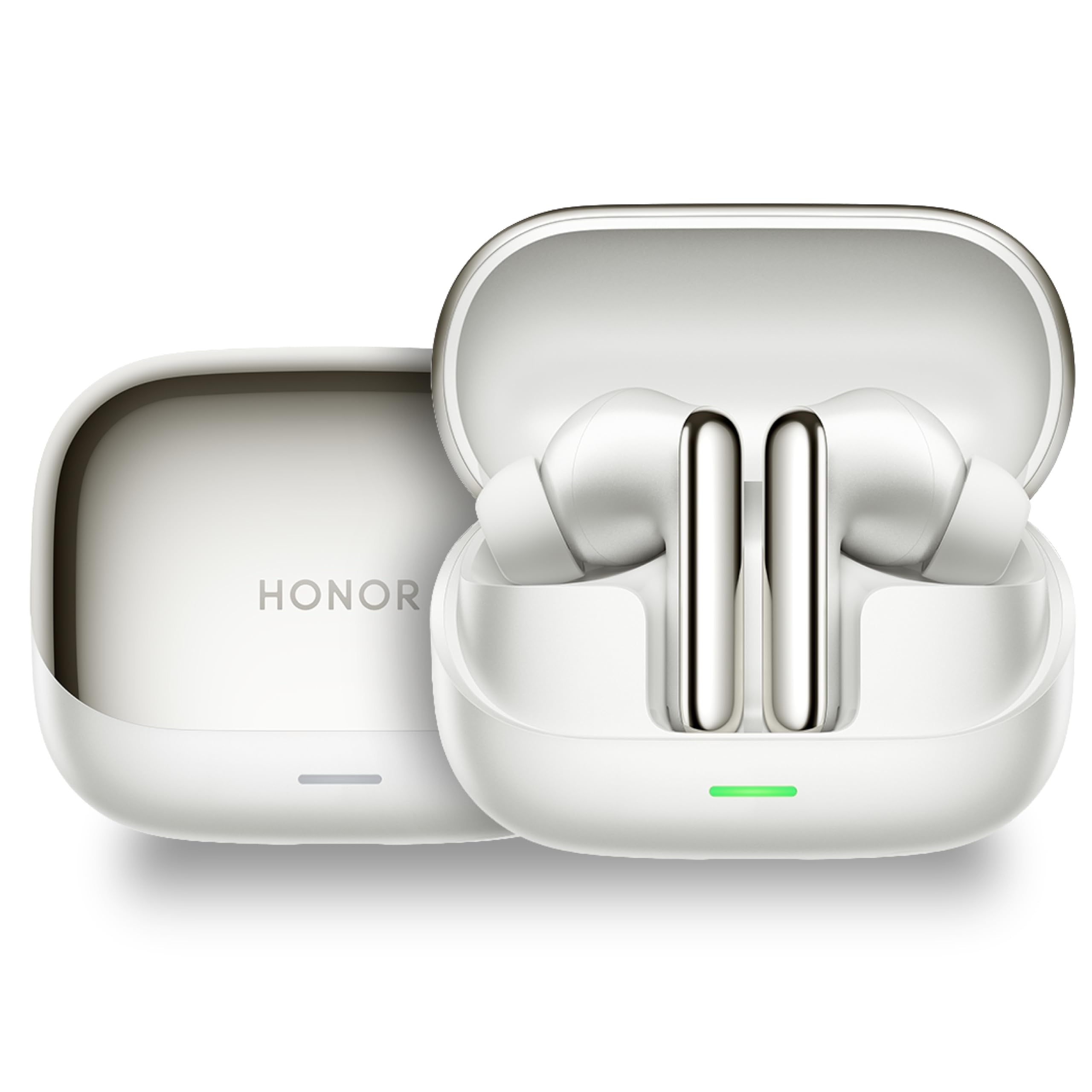 HONOR Earbuds 4 with AI Translation, 50dB Adaptive ANC, 46H Battery Life, Dual Drivers(11mm+6mm), 3-Mic AI Call Noise Reduction, IP54 Water Resistant, Starlit Black