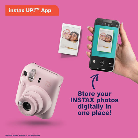 Fujifilm instax mini 12 instant camera - pastel blue