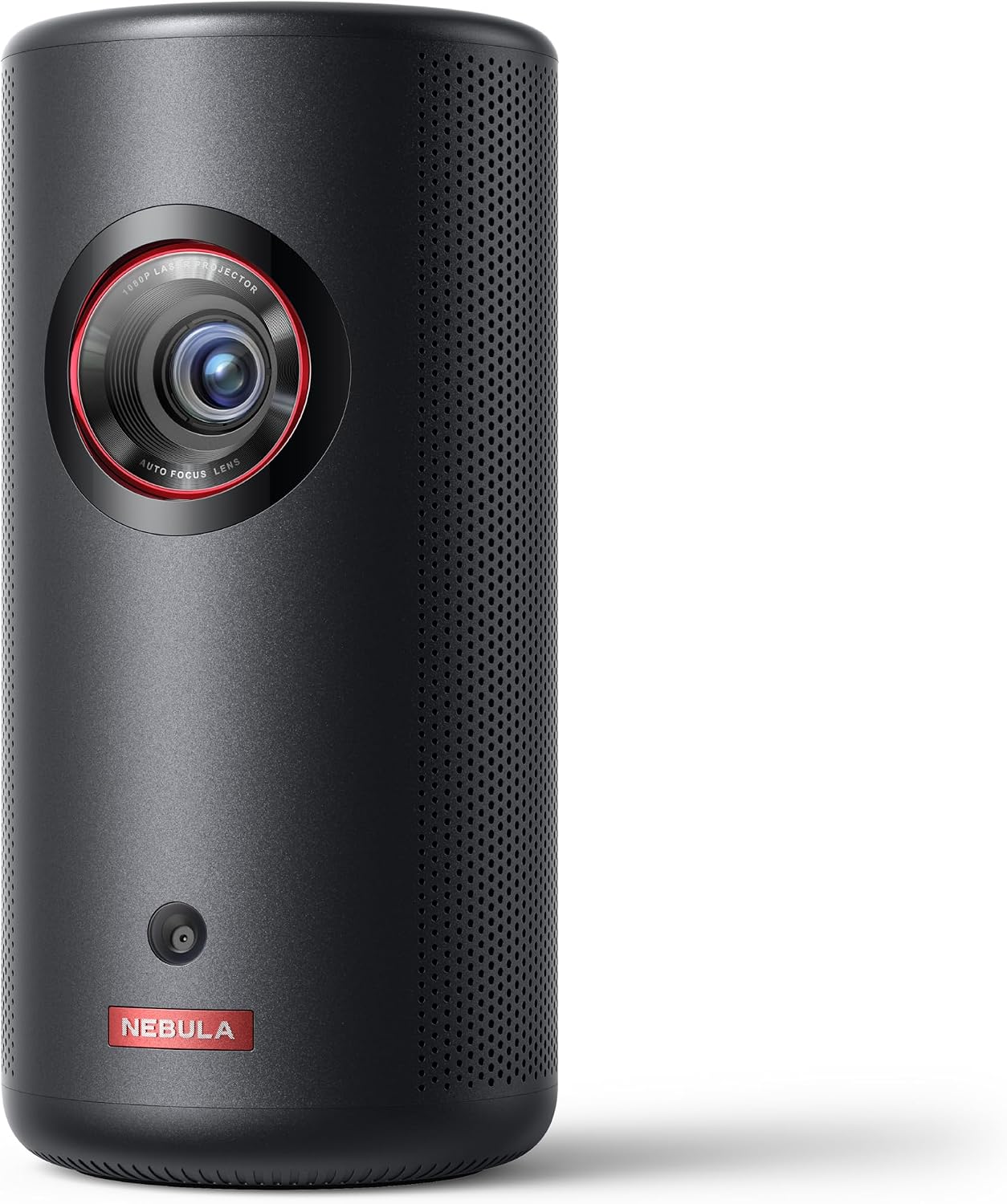 NEBULA Capsule 3 Laser Projector, Upgraded with Google TV and Official Netflix, Mini Smart TV Projector with Wi-Fi, Outdoor Portable Projectors, Dolby Digital, 120-Inch Screen, 2.5H Built-In Battery