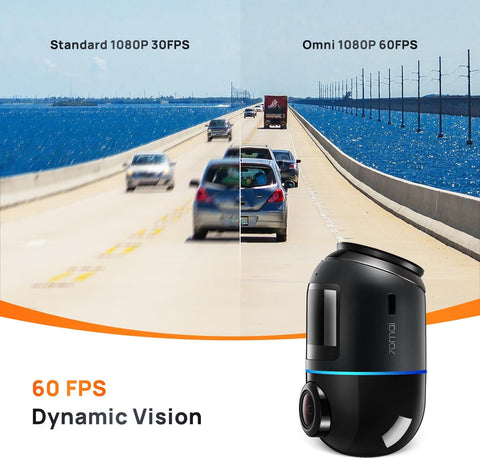 70mai Omni 360° Dashcam with AI and GPS