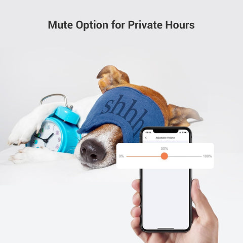 EZVIZ CH1 Smart Wi-Fi Chime Designed for Battery-Powered Video Doorbells (EP3x Pro & More), 0-72 dB Adjustable Volume, 20 Ringtones, Plug-In Installation, Real-Time Audible Alert, APP Control, White