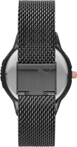 Puma - Women's Reset Three-Hand Black Stainless Steel Watch - P1010