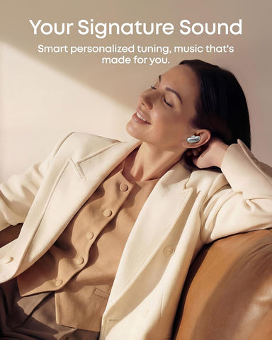 soundcore Liberty 5 Pro by Anker, Guinness World Records-Certified Call Quality, ANKER Thus™ AI Chip, Active Noise Cancelling Wireless Earbuds, Crystal-Clear Calls for Noisy Environments