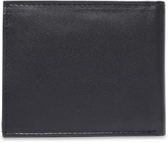 Bi-Fold Organised Wallet Flat Nappa Genuine and Smooth Leather Upper IM2021XDA0004-400-Navy Blue