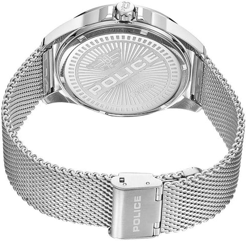 Police Barwara Silver Stainless Steel Watch For Men 53MM - 5 ATM - PEWJG0018301