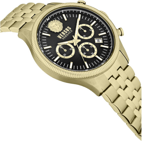 Versus Versace Colonne Chrono Collection Luxury Mens Watch Timepiece