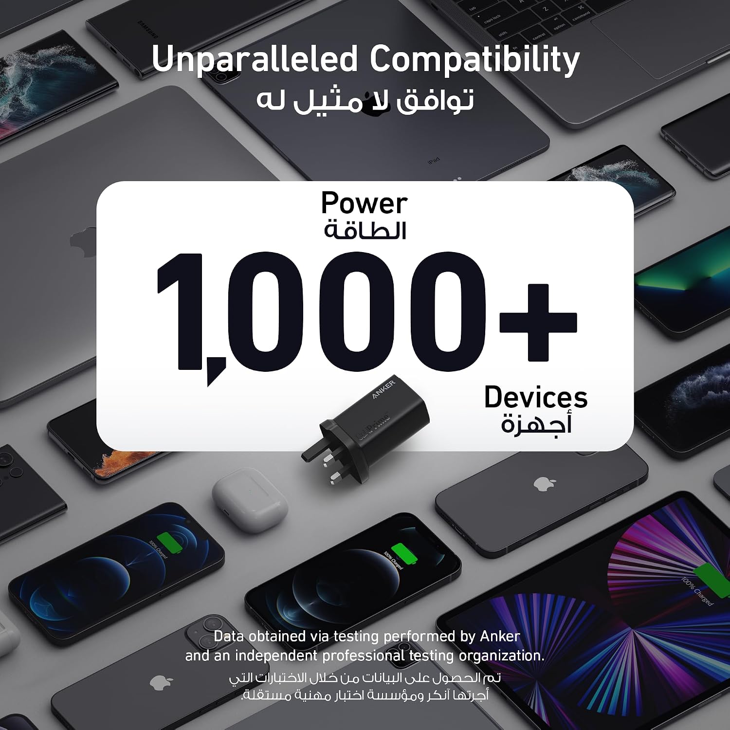 Anker USB C Charger, Anker 735 Charger GaNPrime 65W, PPS 3-Port Fast Compact Foldable Wall Charger for MacBook Pro/Air, iPad Pro, Galaxy S24/S23, Dell XPS 13, iPhone 17/16/15, Huawei, Xiaomi, Redmi