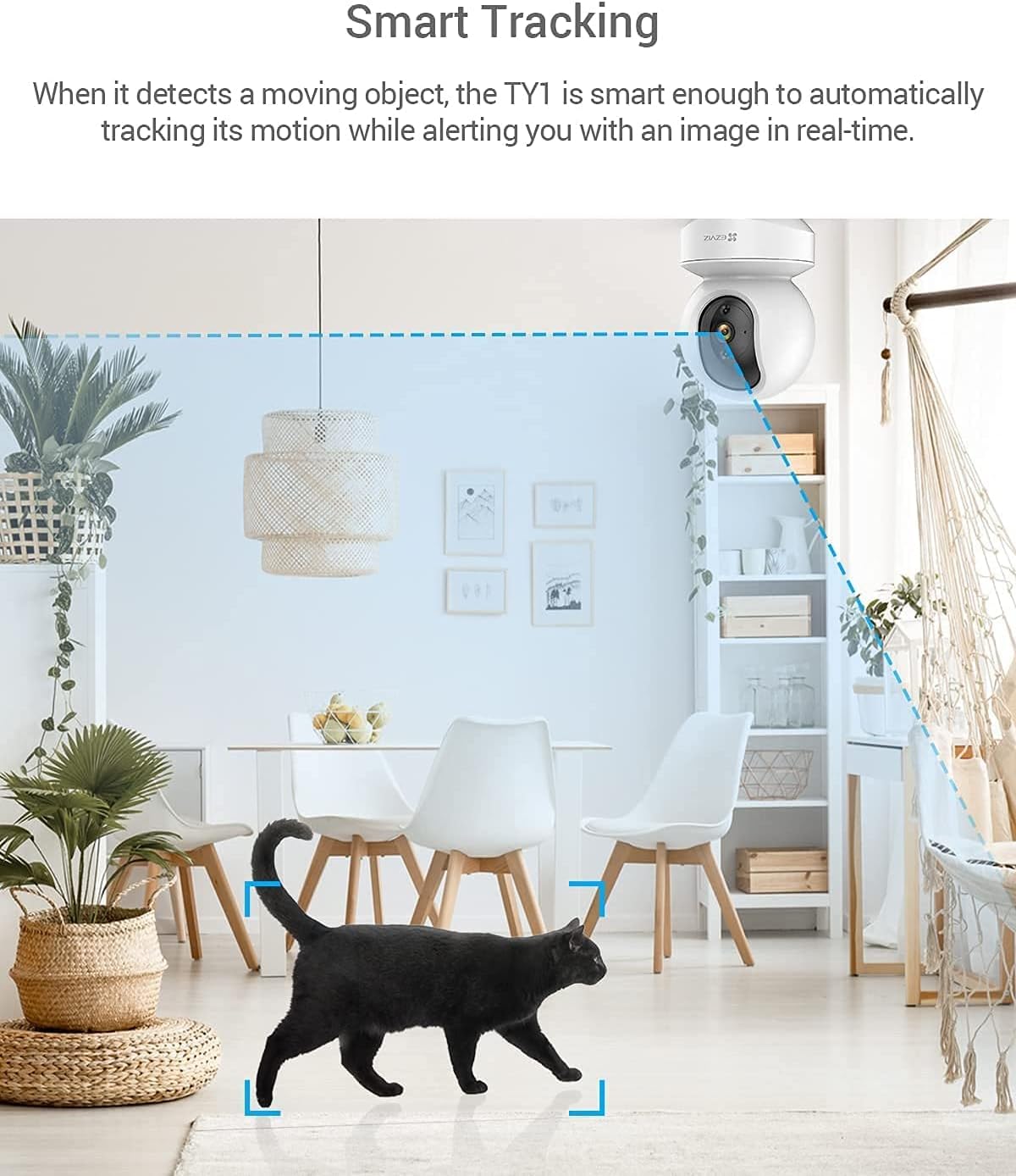 Hikvision (Ezviz) Smart Home Camera 4MP CS-TY1 Compatible Compitable with JK Vision BNC