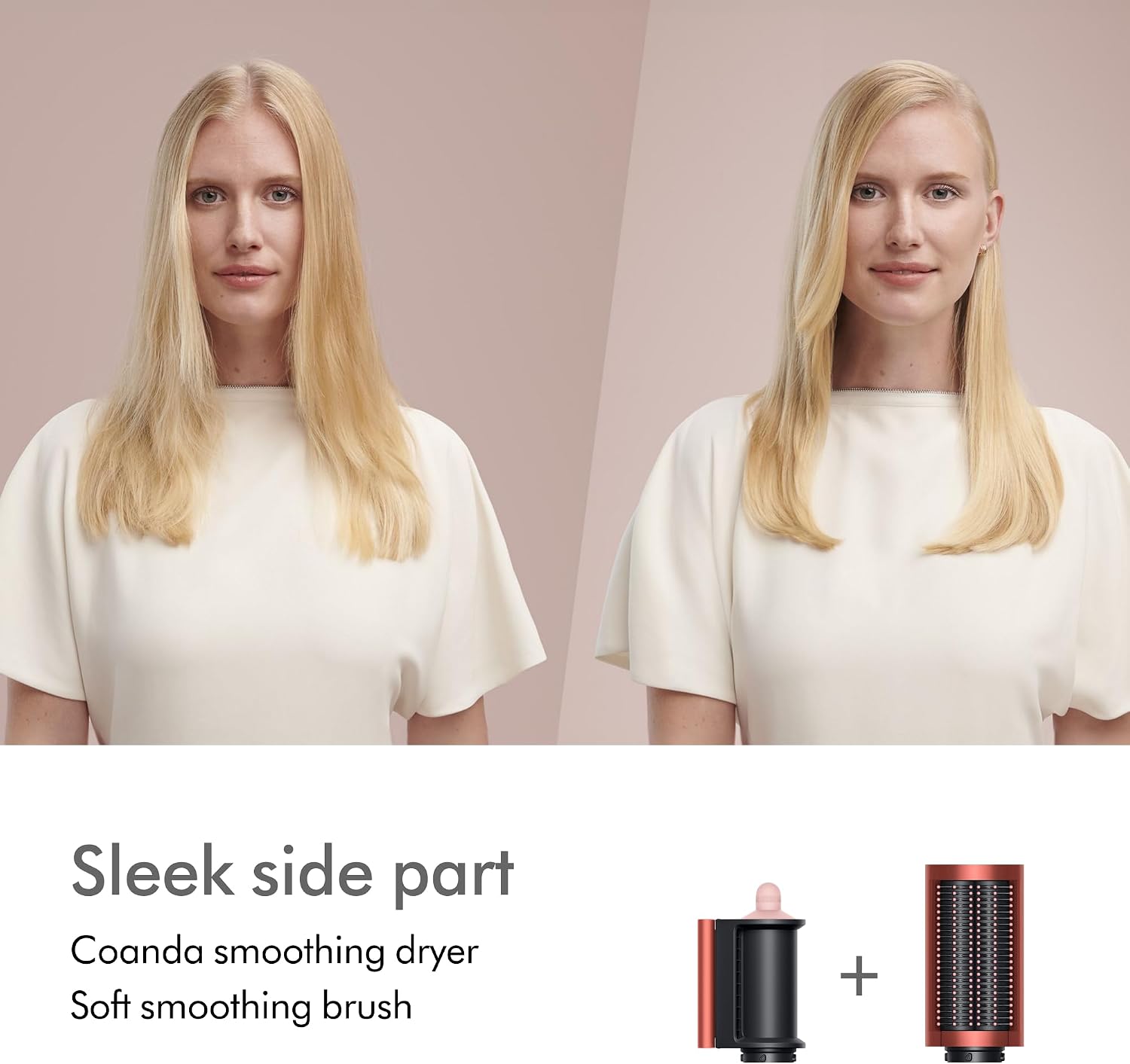 Dyson Special Edition Airwrap Complete Long Multi-Styler in Strawberry Bronze and Blush Pink with Detangling Comb - International Version