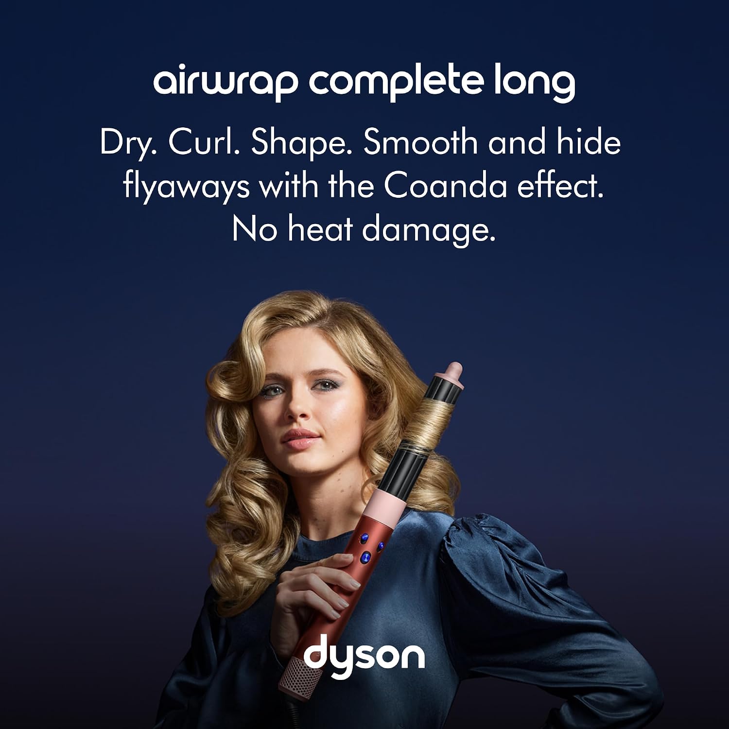 Dyson Special Edition Airwrap Complete Long Multi-Styler in Strawberry Bronze and Blush Pink with Detangling Comb - International Version